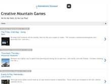 Tablet Screenshot of creativemountaingames.com